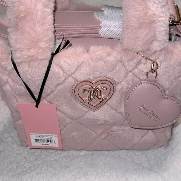 Juicy Couture Mini Tote Lets Get Cozy Big Spender - Picture 3 of 14